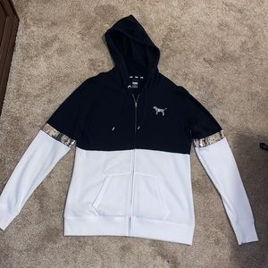 VS PINK sequin zip up